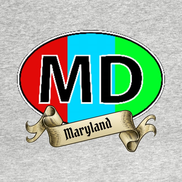 MARYLAND BANNER DESIGN by The C.O.B. Store